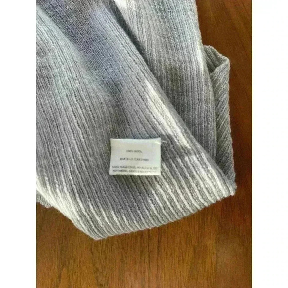 EILEEN FISHER Lavender Wool Cardigan Ribbed Size XS - Picture 5 of 5